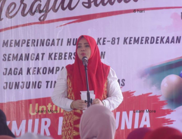 Ummi Dinda Ajak Warga Bima-Dompu dan NTT Rawat Kebersamaan di Semarak HUT RI ke-81