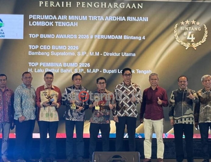 Diangkat Kembali, Ini Deretan Prestasi Direksi PDAM Lombok Tengah Selama 2021–2026