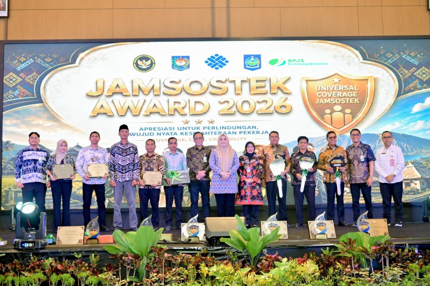 Raih Jamsostek Award 2026, Bank NTB Syariah Tunjukkan Kepedulian Nyata Bagi Pekerja Rentan